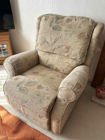Photo of free Armchair and Footstool (Canford Heath BH17) #4