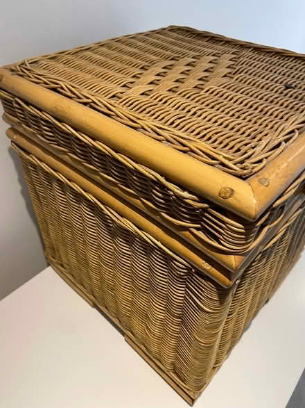 Photo of free Vintage Rattan Wool Box (Ravenscourt Park W6) #3