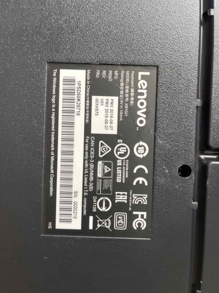 Photo of free Lenovo keyboard and mouse (SE17 Rodney Road) #2