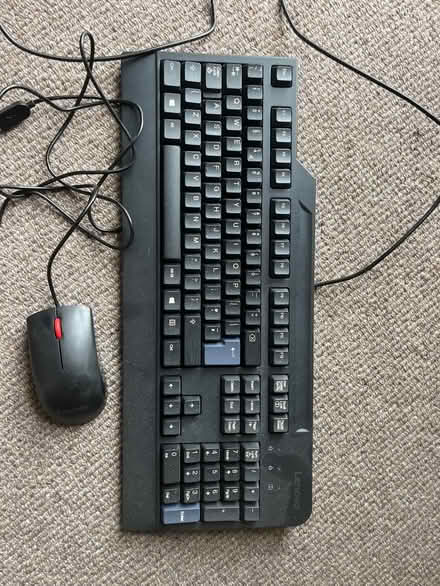 Photo of free Lenovo keyboard and mouse (SE17 Rodney Road) #1