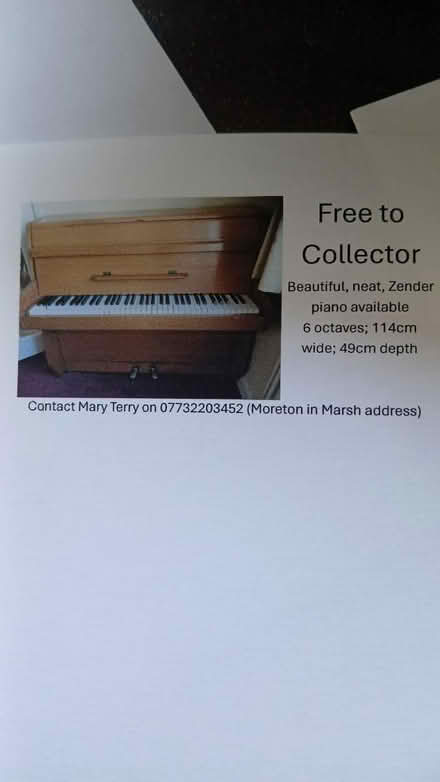 Photo of free Piano (GL560JZ) #3