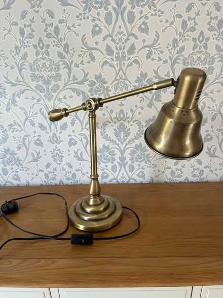 Photo of free Brass reading lamp (Keighley) #1