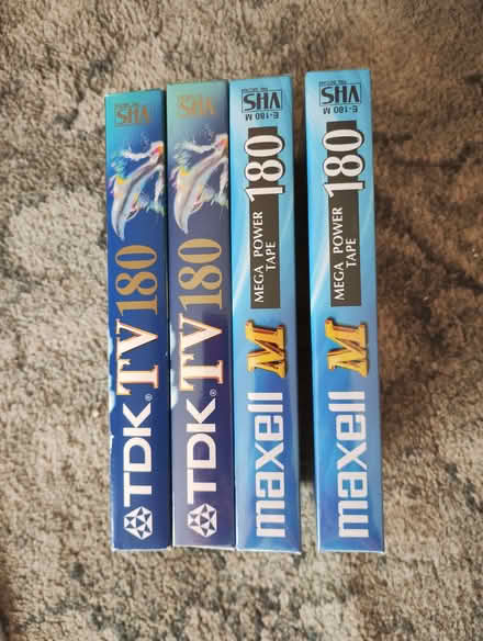 Photo of free Cassette tapes or blank VHS tapes (Crowthorne RG45) #1