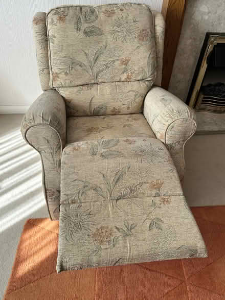 Photo of free Armchair and Footstool (Canford Heath BH17) #2