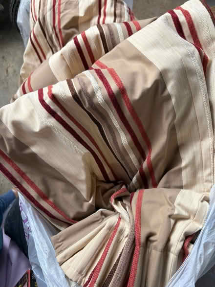 Photo of free John Lewis lined curtains for rail 180cm wide x 200 long (Cam GL11) #1