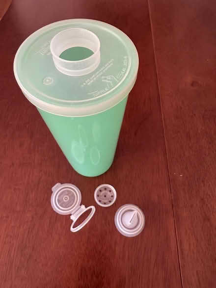 Photo of free Tupperware tall cup with lid (Swarthmore) #1