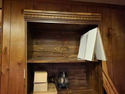 Photo of free Shelf w/light (Oak Hill) #1