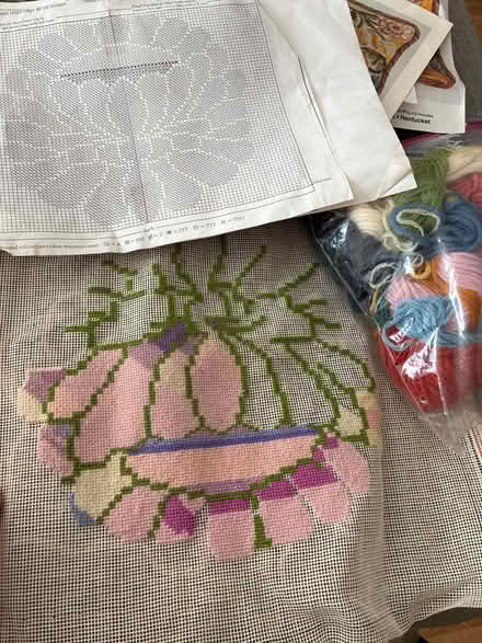 Photo of free 2 Unfinished needlework projects (Burnhamthorpe and Tomken) #2