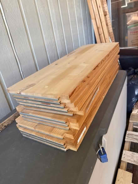 Photo of free Tall wood shelves (Stittsville) #1