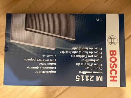 Photo of free Cabin filter (High Hesket CA11) #1