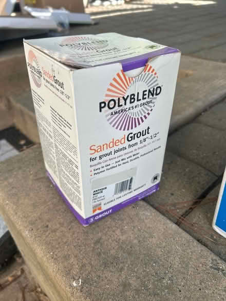 Photo of free Open box sanded grout (Walnut Creek) #1