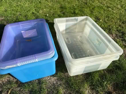 Photo of free 5 plastic tubs (Cheam SM2) #2