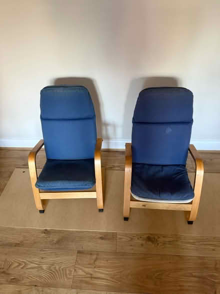 Photo of free 2 x IKEA children’s POANG chairs (NW6) #1