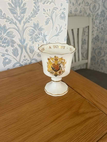 Photo of free Charles and Diana wedding goblet (Keighley) #1