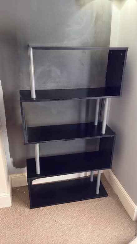 Photo of free Black and silver shelving (S8 woodseats) #1