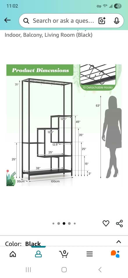 Photo of free Cat Tower/Plant Stand (Near Eskenazi Hospital and VA) #3