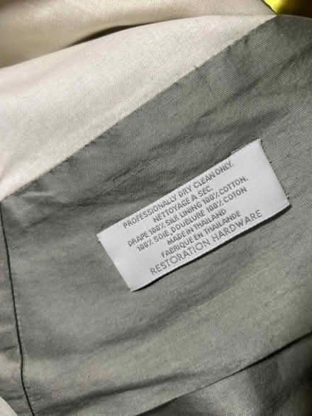 Photo of free 5 panels lt blue silk RH curtains (Walnut Creek) #4