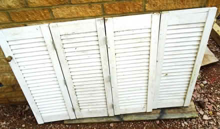 Photo of free 4 wooden shutters (Ross-On-Wye) #1