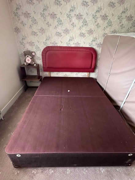 Photo of free Double divan bed with headboard (Sheffield S12) #2