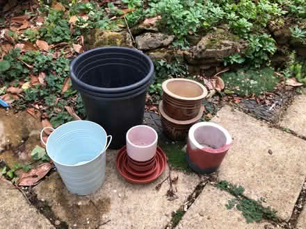 Photo of free Collection of garden pots (Bodicote OX15) #1