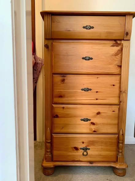 Photo of free (Pine?) Chest of drawers (Polwarth EH11) #1