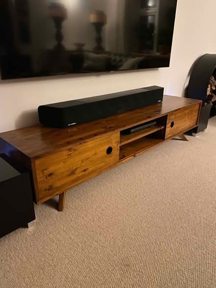 Photo of free Mahogany TV unit (HR4 8lg) #1