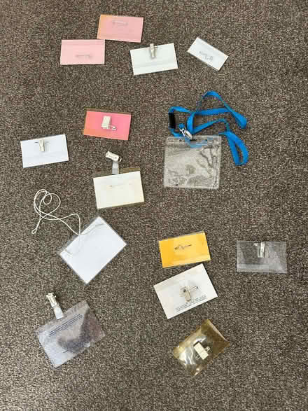 Photo of free Name badge holders (The Folders Lane Estate RH15) #1