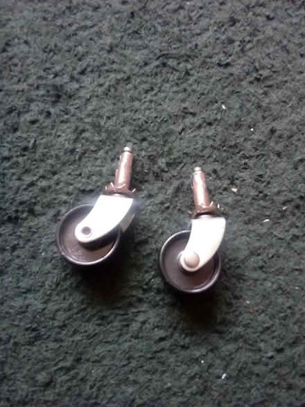 Photo of free Pair of small wheeled castors (RG30) #1
