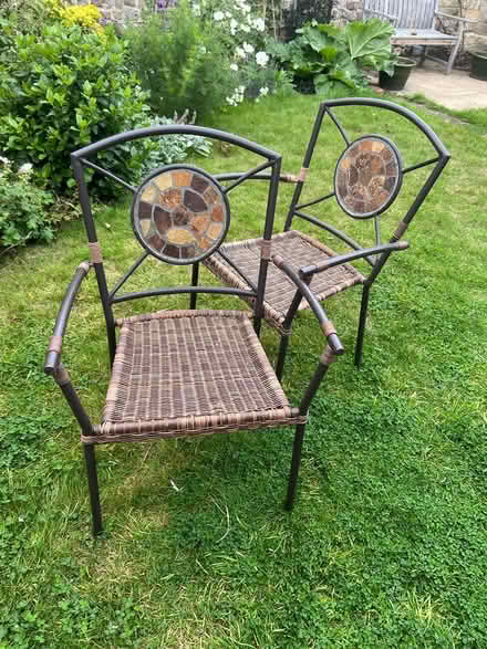 Photo of free Two Garden / Conservatory chairs (HG4 (Marton le Moor)) #1