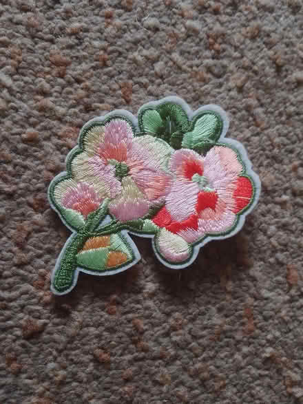 Photo of free Floral iron on patch (Harrogate. HG1.) #1