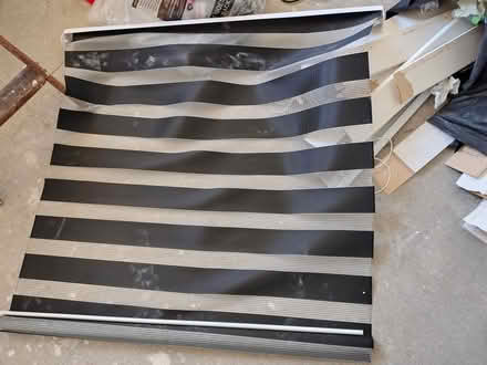 Photo of free Roller blind (striped) (Commonside Rd) #1