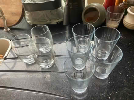 Photo of free Eight glass tumblers (BT10) #1