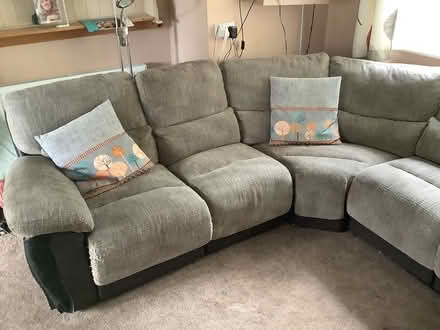 Photo of free Corner recliner sofa (Grantham NG33) #3