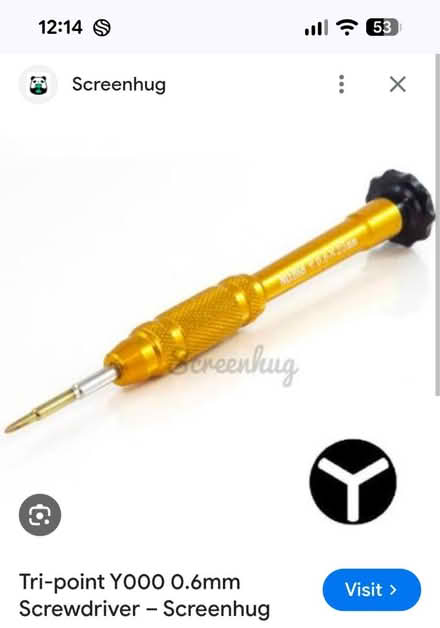 Photo of Y000 tri-point screwdriver (iPhone) (Bear Flat, Bath BA24) #1