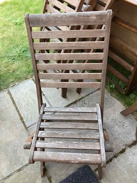Photo of free 4 wooden chairs and table (Collect from CO10) #1