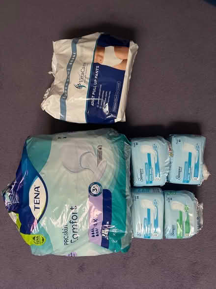 Photo of free Opened packs of adult incontinence pads (Burridge SO31) #1