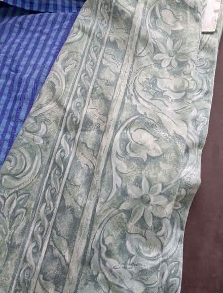 Photo of free Pair of green patterned curtains (Minchery Farm OX4) #1