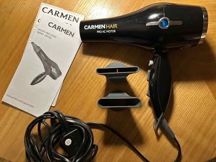 Photo of free Hairdryer – Carmen 2000W AC PRO (Leytonstone E11) #1