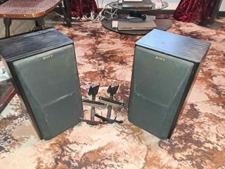 Photo of free Pair of Sony speakers (Macclesfield SK11) #1