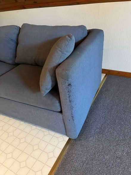 Photo of free Jean blue sofa couch (Tahoe Donner) #2