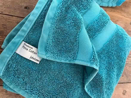 Photo of free Two turquoise towels (East Didsbury/Burnage M19) #3