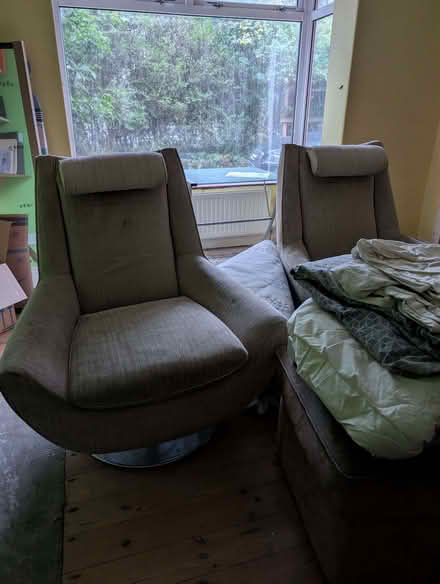 Photo of free Pair of cream armchairs need a clean but stylish (North Hykeham LN6) #1