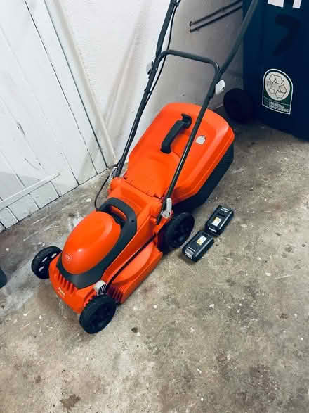 Photo of free Flymo 340Li lawnmower (Sudbury Hill HA1) #1