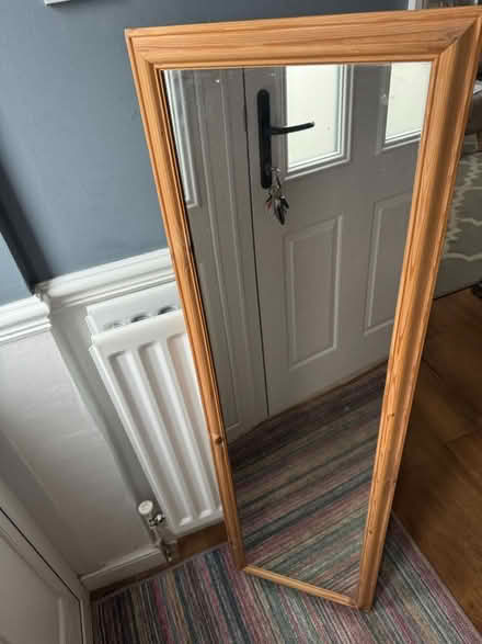 Photo of free Tall pine mirror (Bromsgrove, Hilltops B61) #1
