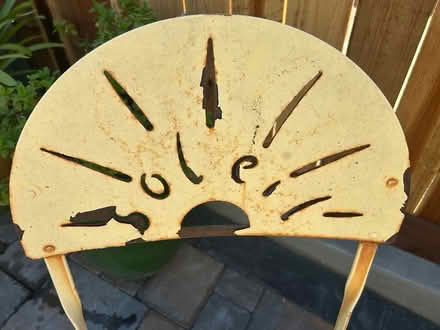 Photo of free Metal Chair (El Cerrito) #2