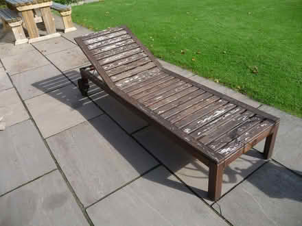 Photo of free Sun lounger with cushion (Great Asby CA16) #1