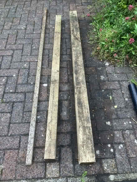 Photo of free Fence posts (wooden) and a long stake (Henleaze BS9) #1