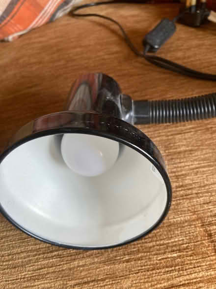 Photo of free Anglepoise Lamp Working But Clip Broken (Wales S26) #1