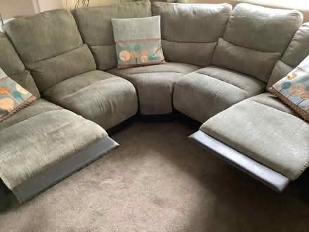 Photo of free Corner recliner sofa (Grantham NG33) #2