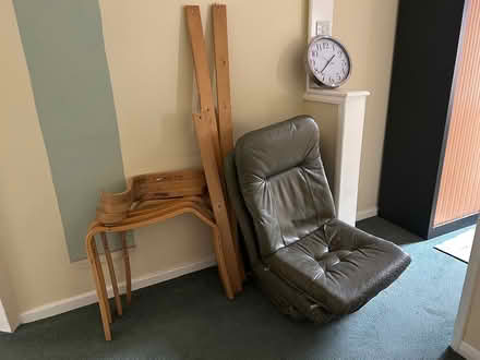 Photo of free Faux leather effect sofas x 2 (East Hagbourne, OX11) #1